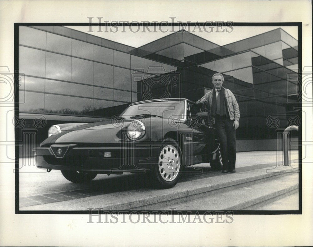 1988 Press Photo Jack Frakes alfa romeo - Historic Images