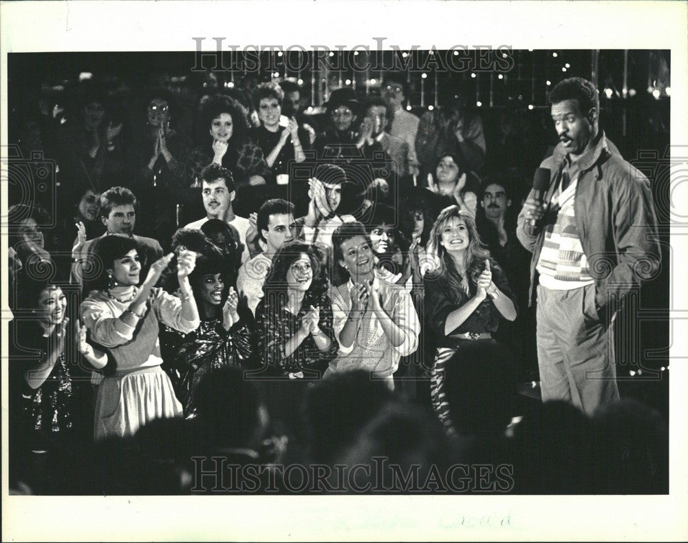 1987 Press Photo Curtis Gadson &quot;Music Machine&quot; Taboo - Historic Images