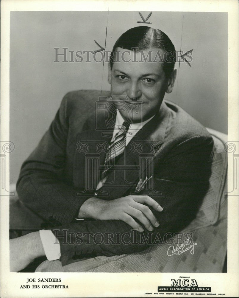 1942 Press Photo Joseph Lee Sanders singer pianist - Historic Images