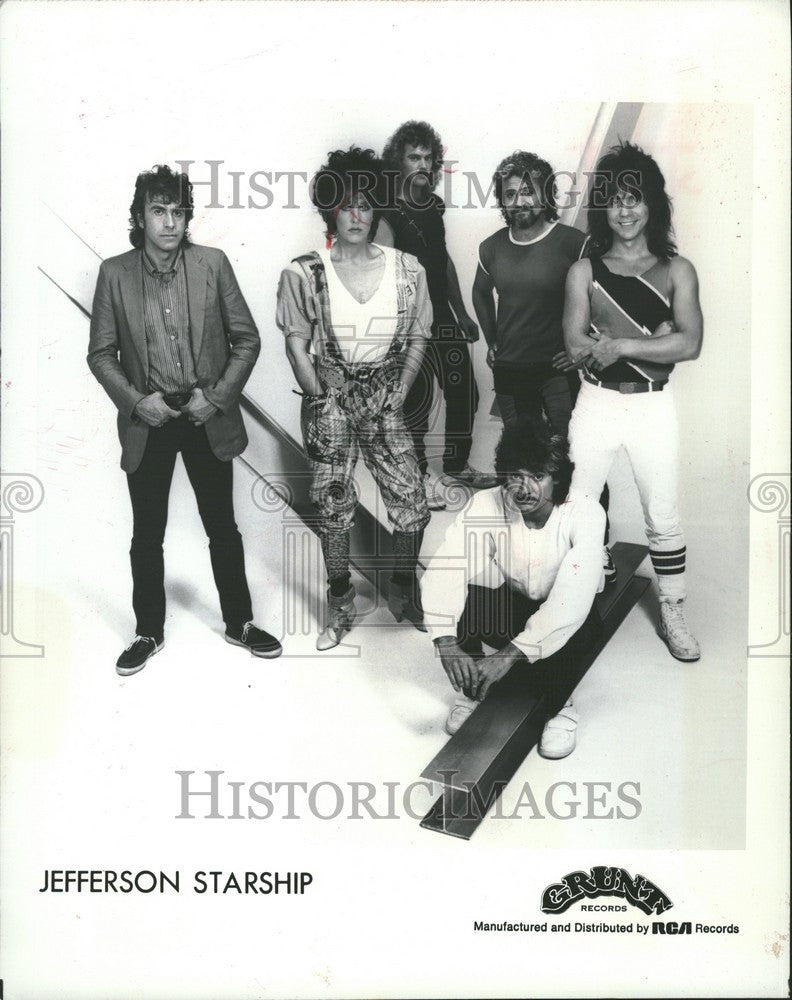 1984 Press Photo Jefferson Starship entertainers music - Historic Images