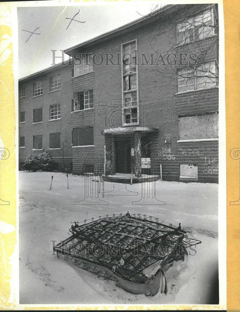 1985 Press Photo Jeffries Housing Project - Historic Images