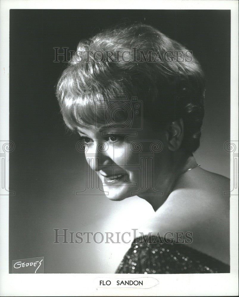 1965 Press Photo Flo Sandon Italian singer - Historic Images