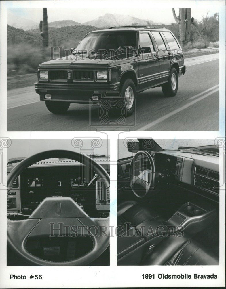 1991 Press Photo Oldsmobile Bravada - Historic Images