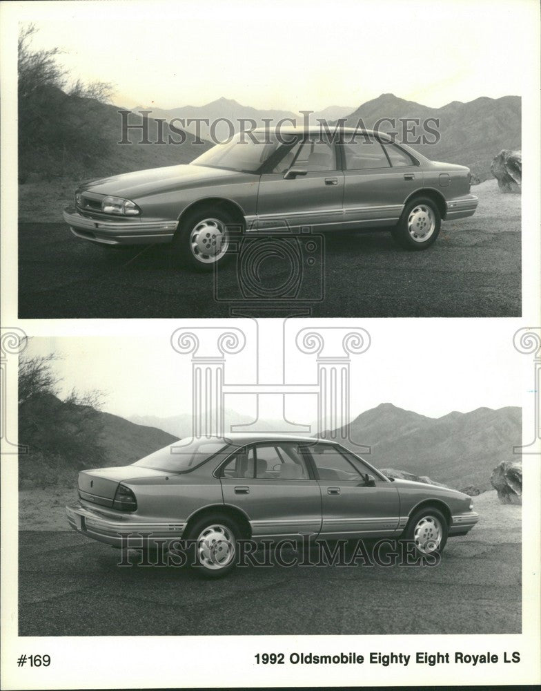 1991 Press Photo 1992 oldsmobile Eighty Eight Royale LS - Historic Images