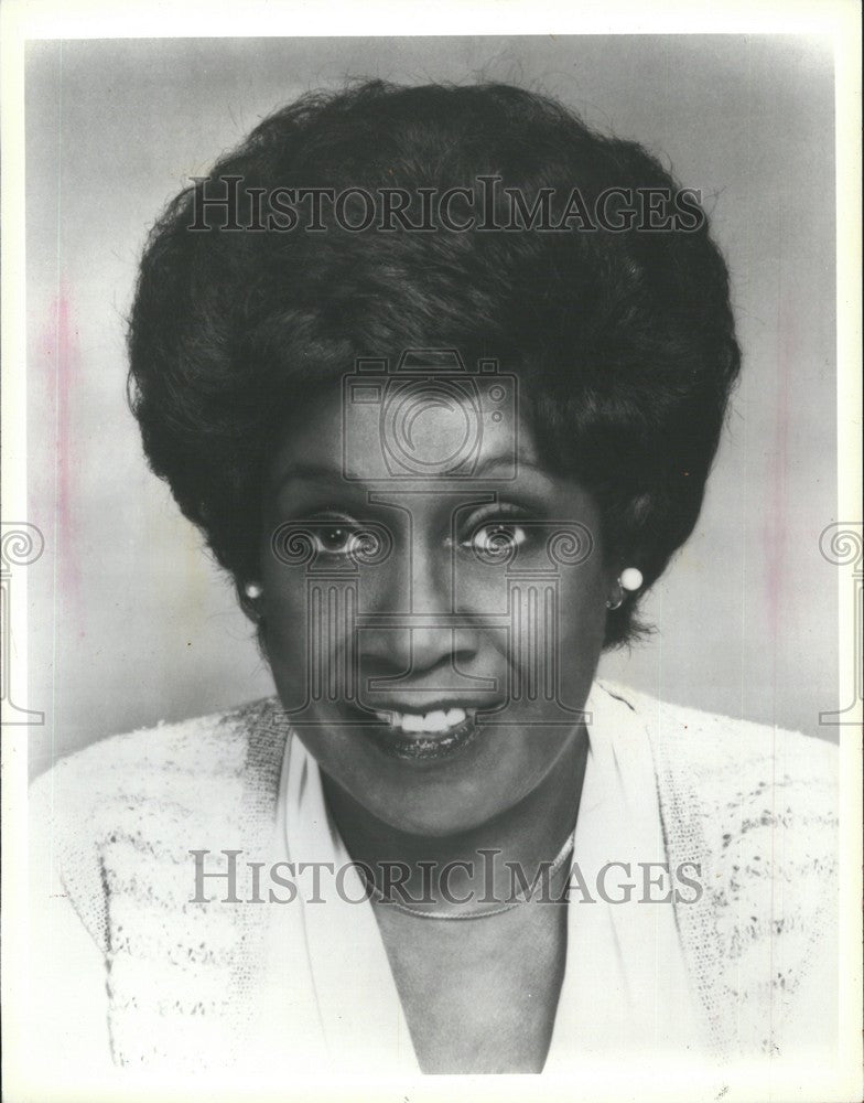 1981 Press Photo Isabel Sanford, Guest  &quot;go tell it&quot; - Historic Images