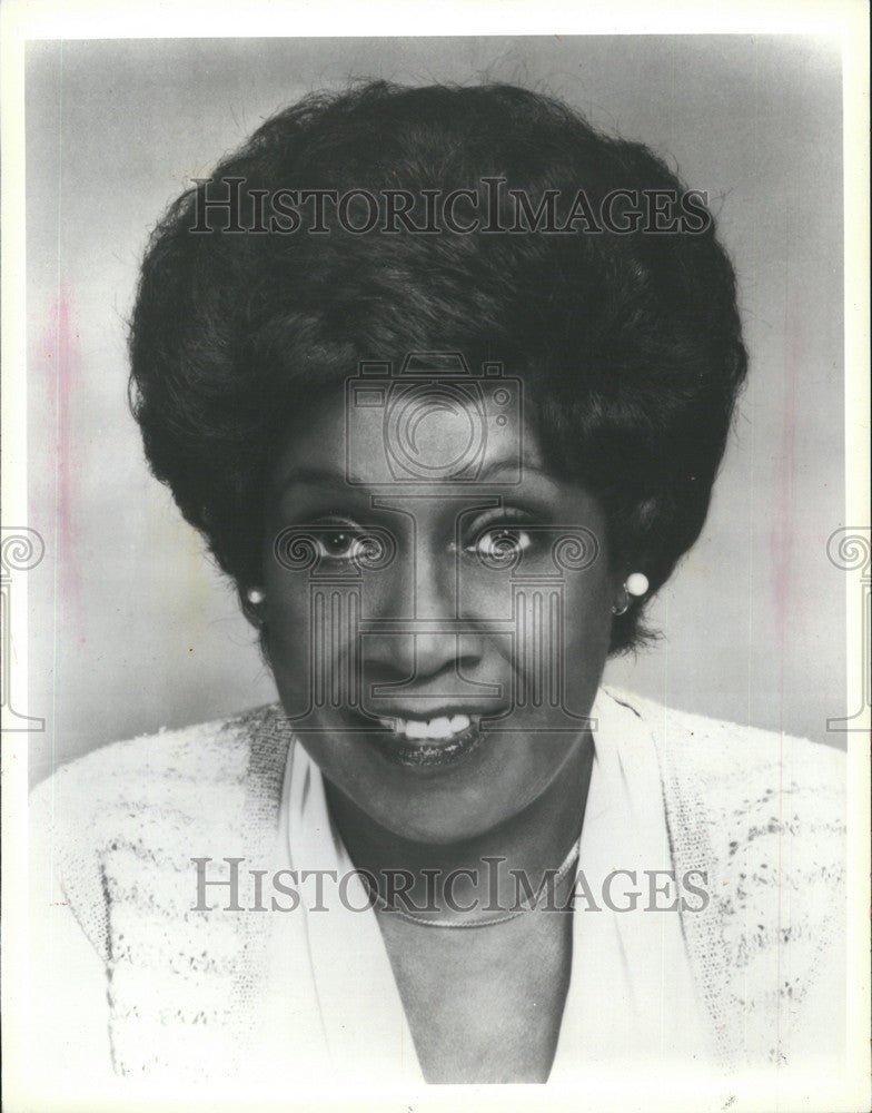 1981 Press Photo Isabel Sanford, Guest  "go tell it" - Historic Images