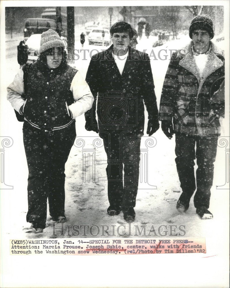 1982 Press Photo Marcia Prouse. Joseph Subic - Historic Images