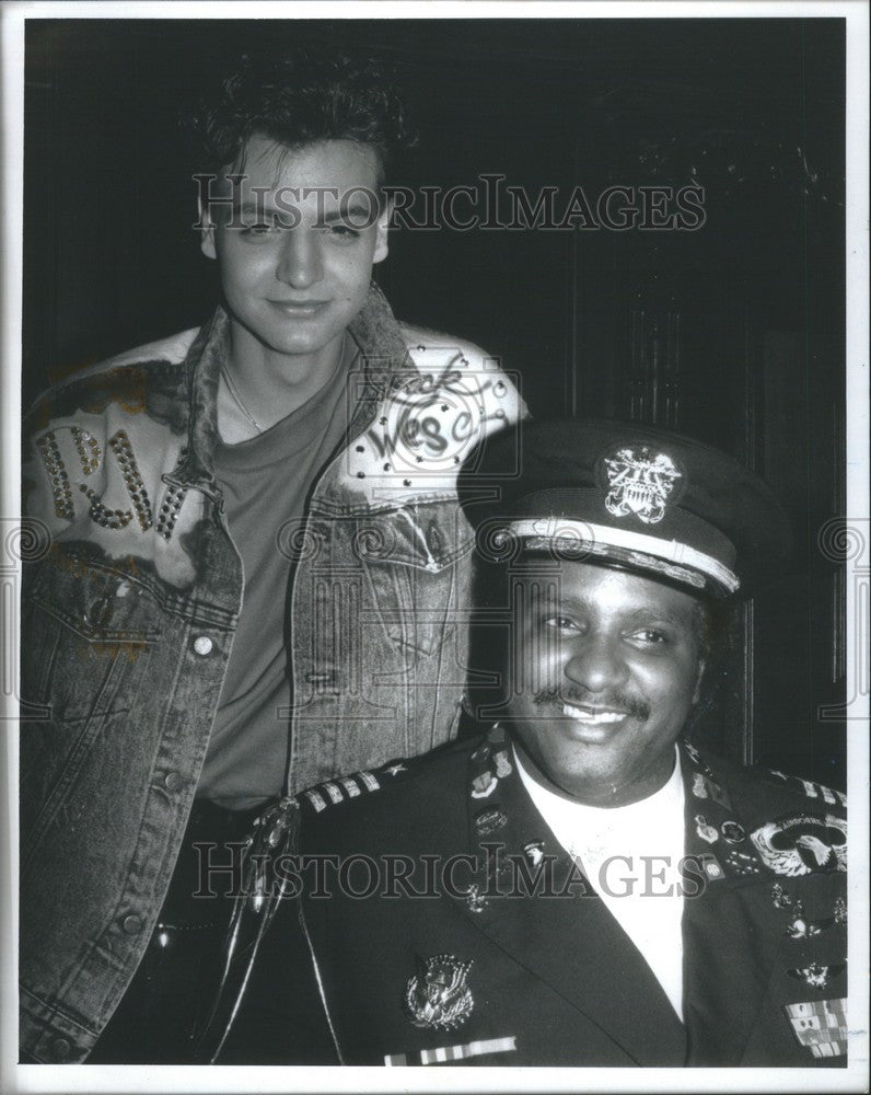 1990 Press Photo Maurice Starr musician songwriter - Historic Images