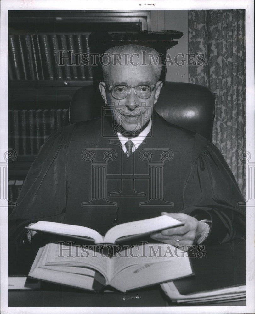 1967 Press Photo Judge Raymond Starr  Michigan die - Historic Images