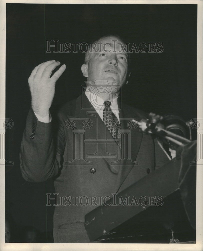 1948 Press Photo Harold E. Stassen Governor Minnesota - Historic Images