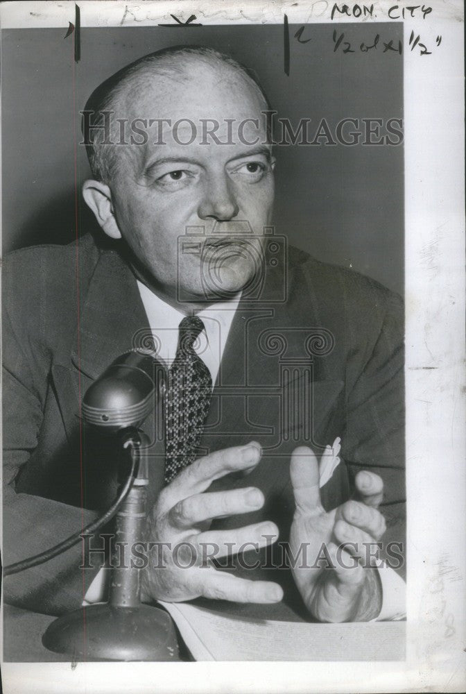 1950 Press Photo Harold Stassen - Historic Images