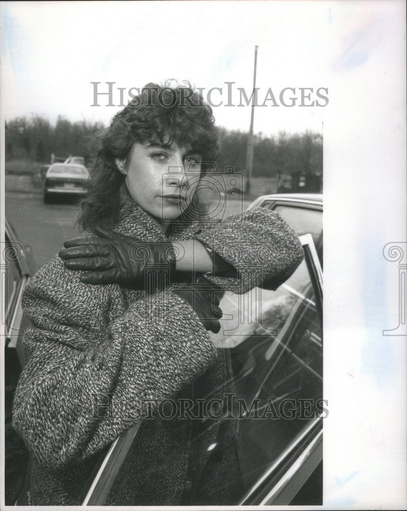 1988 Press Photo Detroit Cops Rene Stark - Historic Images