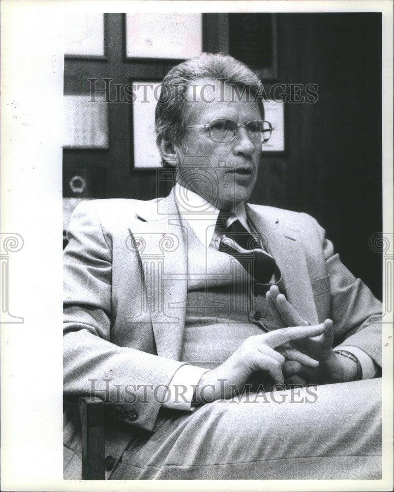 1980 Press Photo James H. Brickley governor - Historic Images