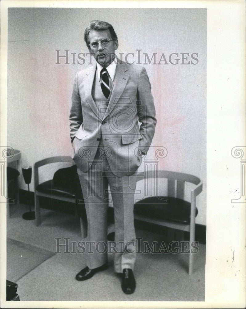 1982 Press Photo James H. Brickley Michigan Lt Governor - Historic Images