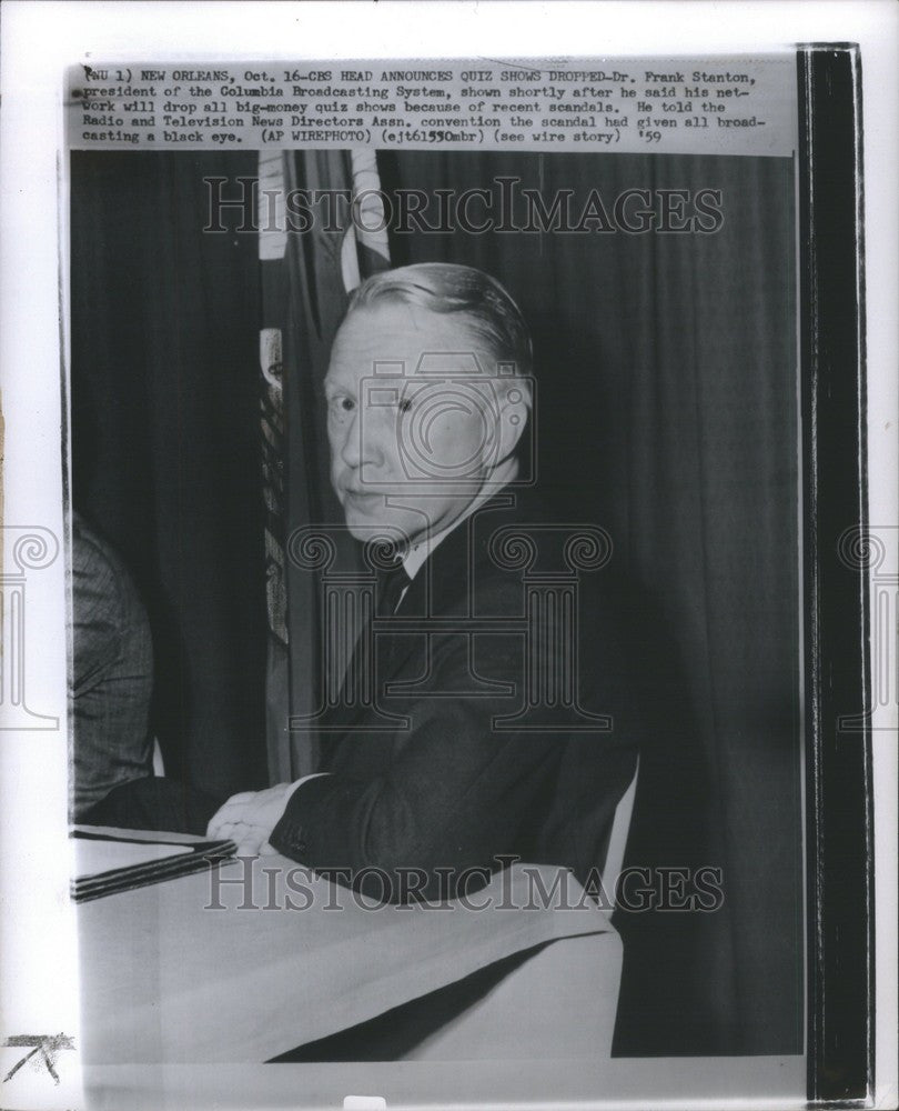 1959 Press Photo CBS Broadcasting Television Network - Historic Images