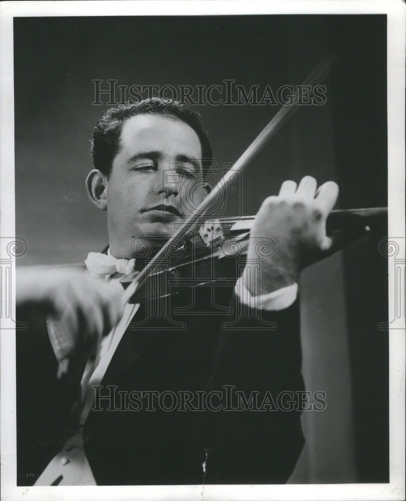 1962 Press Photo Gordon Staples Violinist - Historic Images