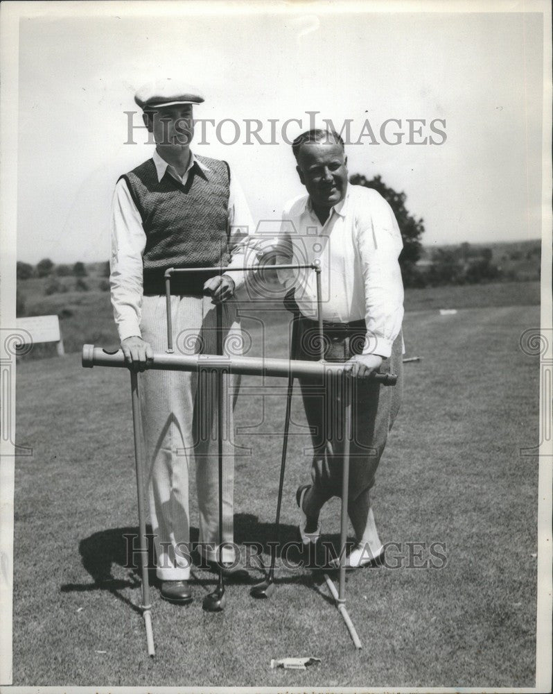 1937 Press Photo Francis Ryan Standish Detroit golfer - Historic Images