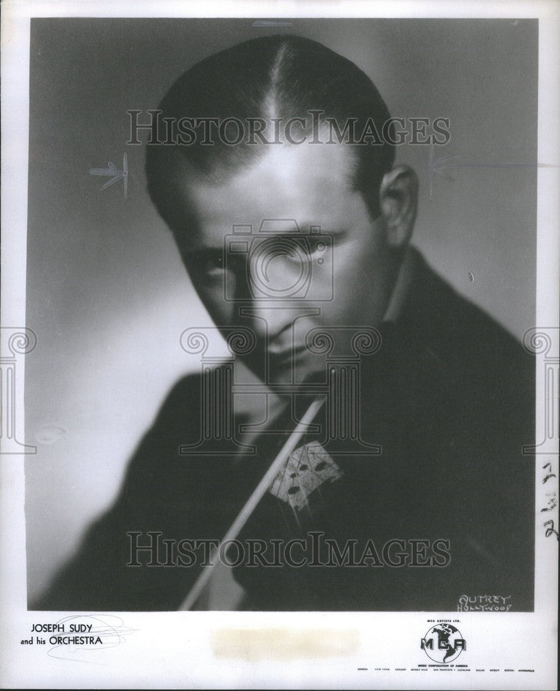 1950 Press Photo Joseph Sudy Musician - Historic Images