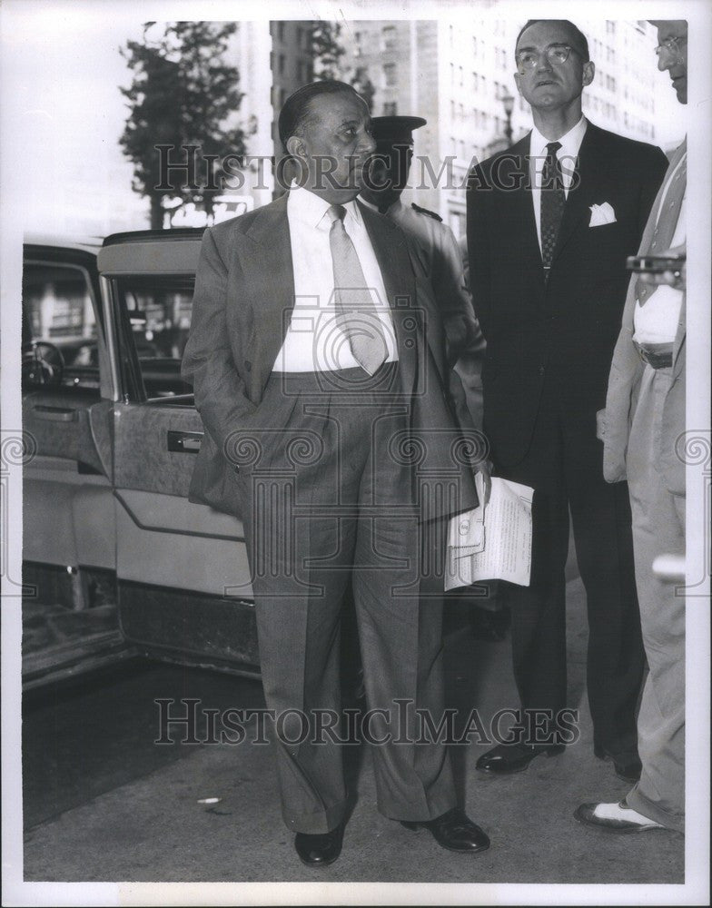 1957 Press Photo H S Suhrawardy 5th PM of Pakisthan - Historic Images