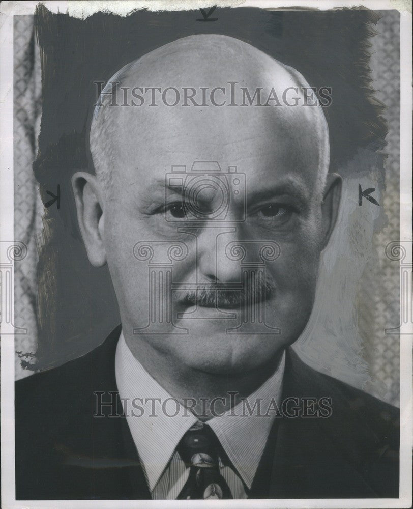 1951 Press Photo Harold S Vance Studebaker South Bend - Historic Images