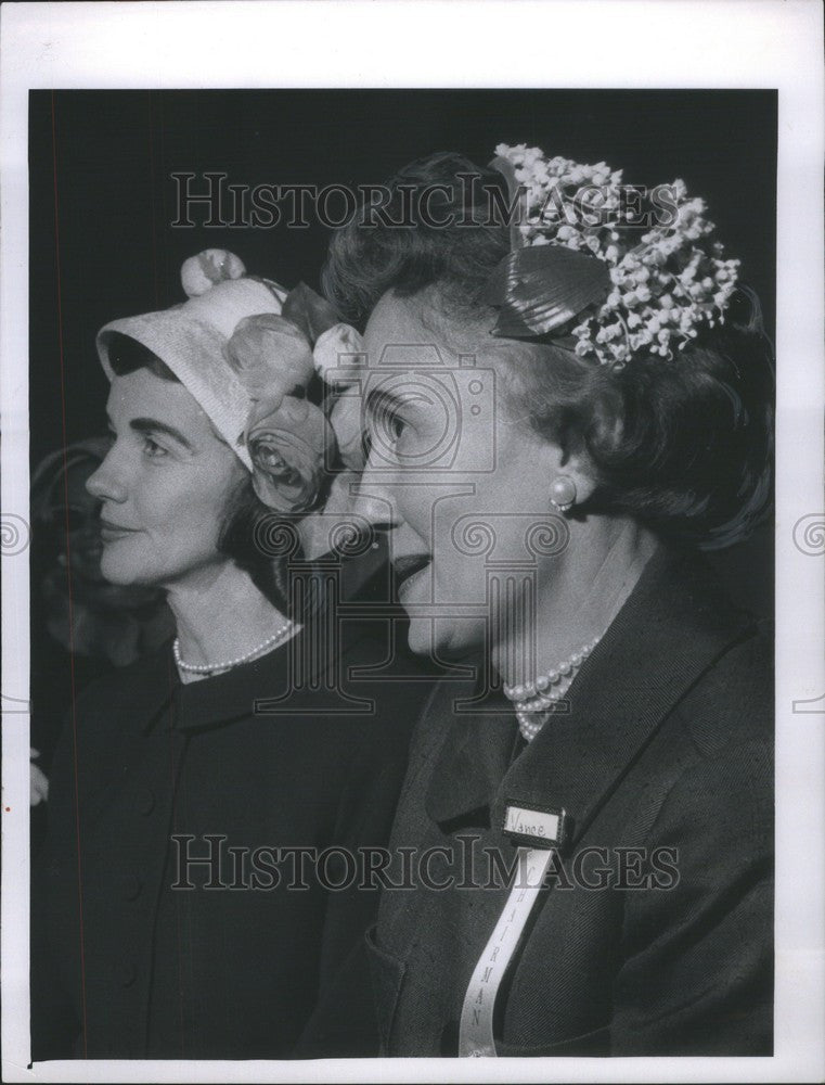 1959 Press Photo Mrs. Joseph A. Vance, Jr. Detroit - Historic Images