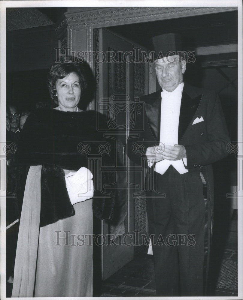 1965 Press Photo Mr. and Mrs. Joseph A. Vance Jr. - Historic Images