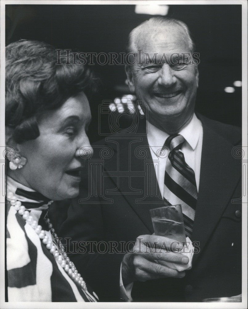 1971 Press Photo Mr. Mrs. Joseph A. Vance Jr. - Historic Images