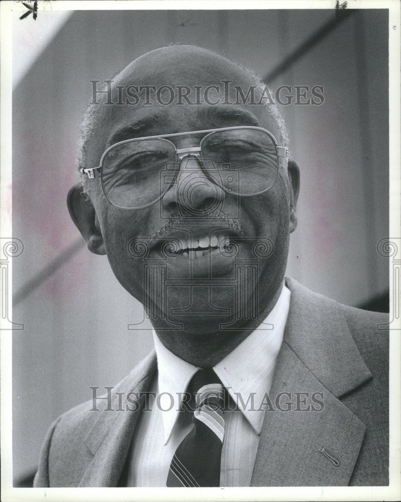 1986 Press Photo Dr CHARLES WRIGHT - Historic Images