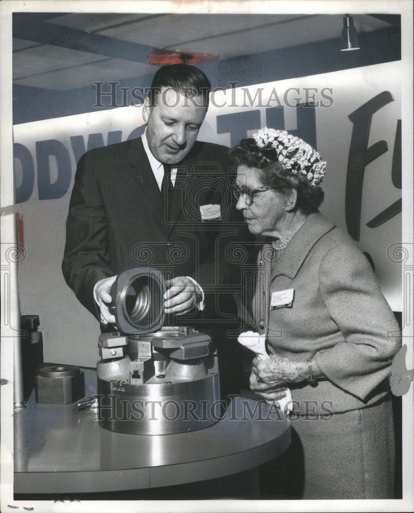 1964 Press Photo woodworth stehbens anniversary - Historic Images