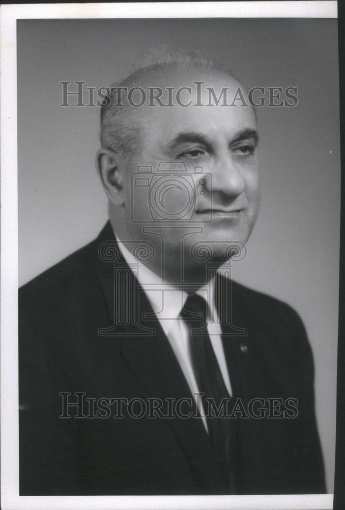 1969 Press Photo Woodrow Woody Lebanese Union Detroit - Historic Images