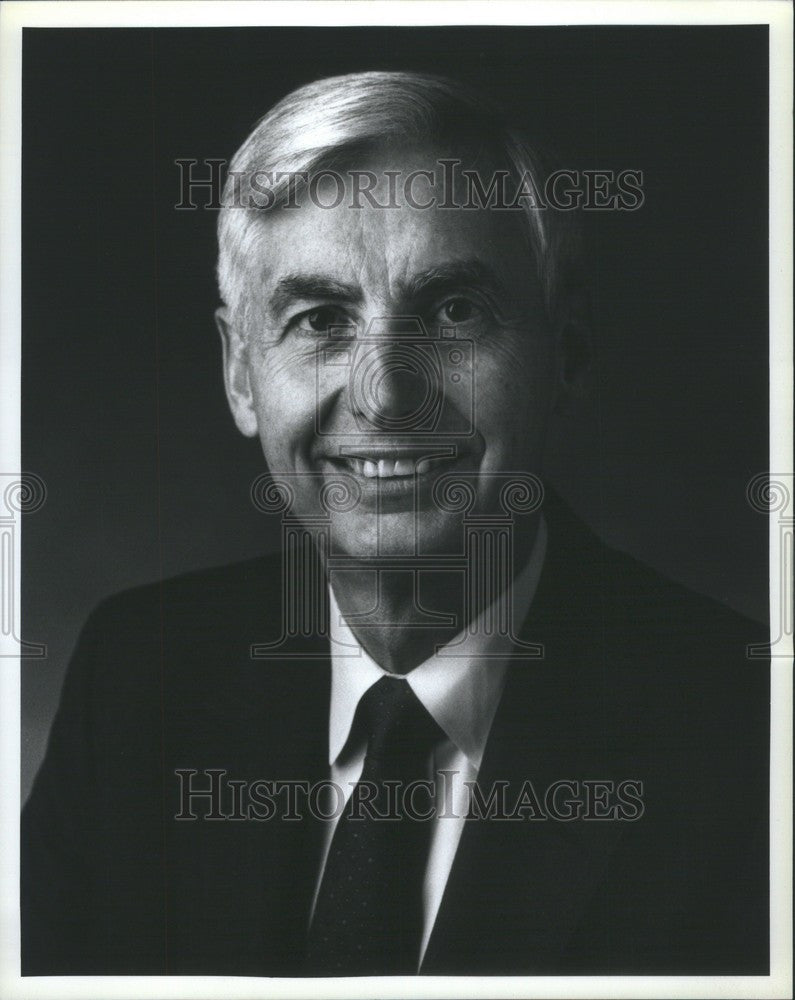 1989 Press Photo Edgar S. Woodland, Jr. Chairman - Historic Images