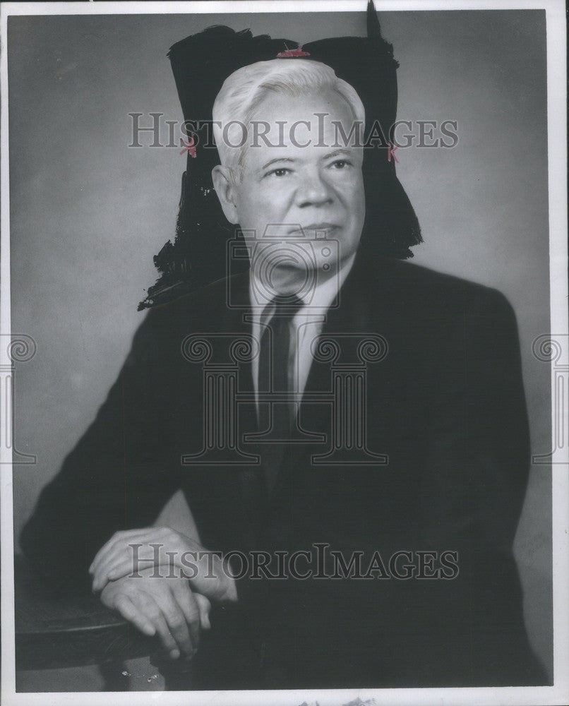 1971 Press Photo Paul V. Woolley Jr. M.D. Michigan - Historic Images