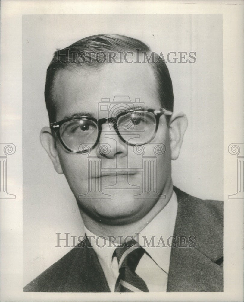 1957 Press Photo Robert F Woolworth Tiger Baseball - Historic Images