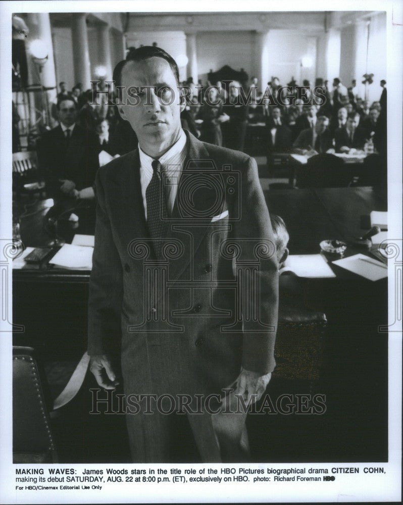 1992 Press Photo James Woods American actor - Historic Images