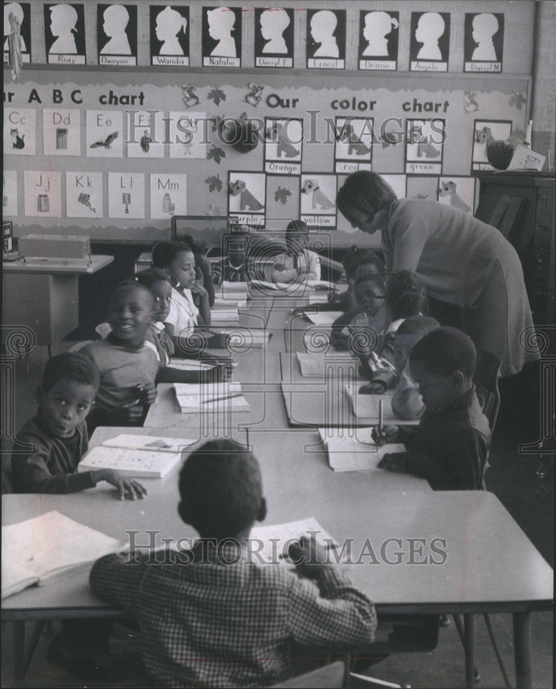 1967 Press Photo KIDS  INKSTER SCHOOLS - Historic Images