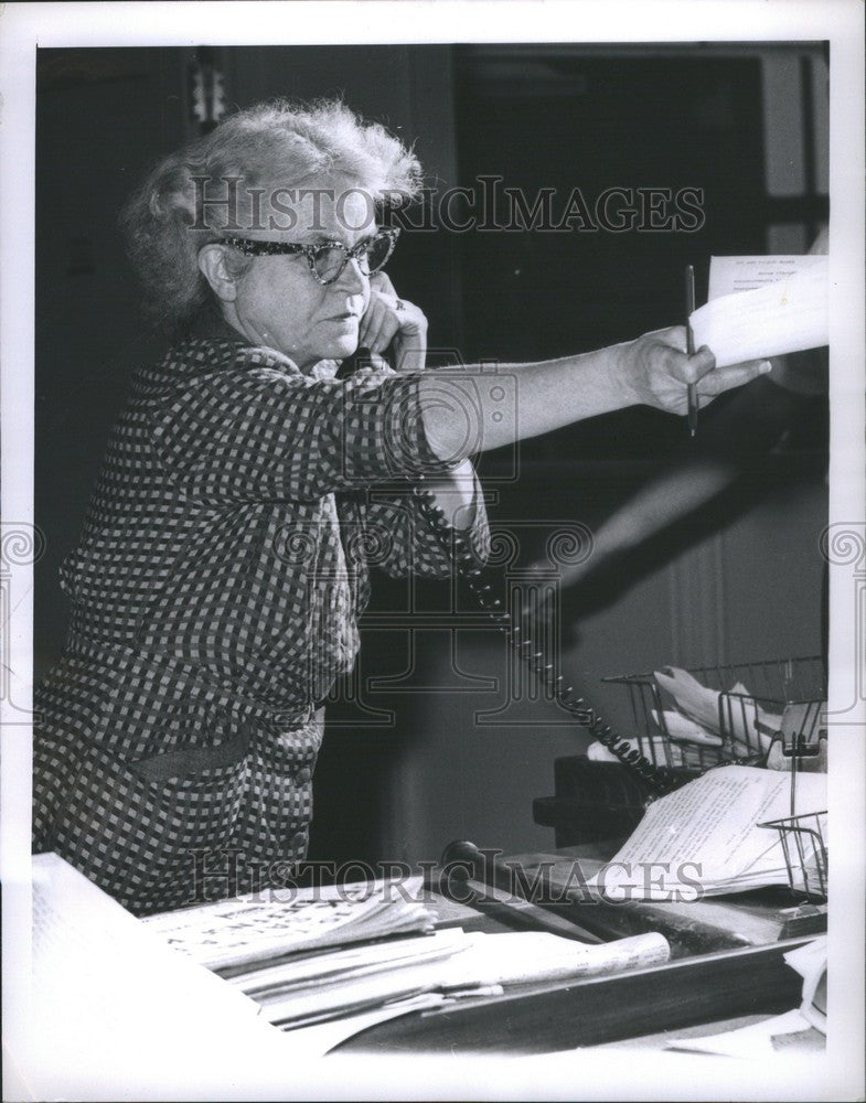 1961 Press Photo Agness Underwood - Historic Images