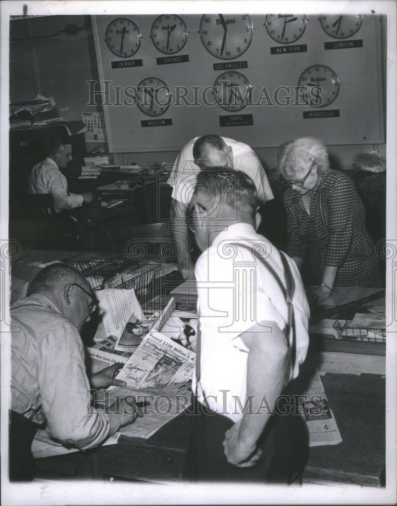 1961 Press Photo AGNESS UNDERWOOD - Historic Images