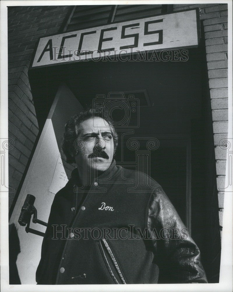 1976 Press Photo Don Unis Arab Dearborn City Community - Historic Images