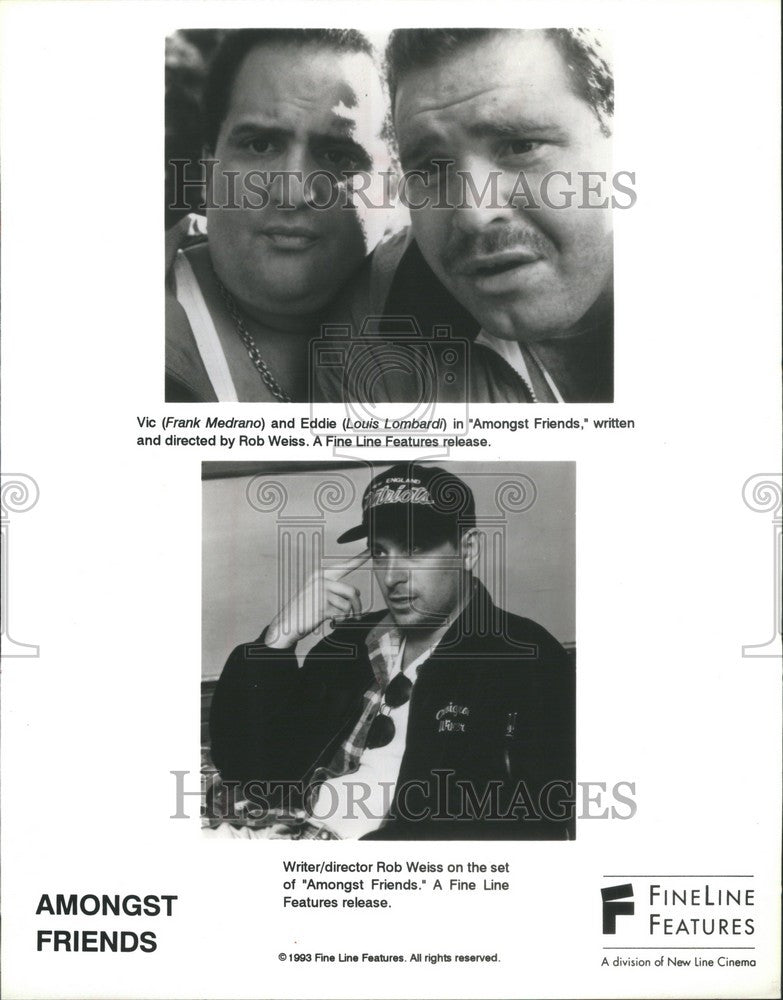 1994 Press Photo Frank Medrano Rob Weiss Amongst Friend - Historic Images