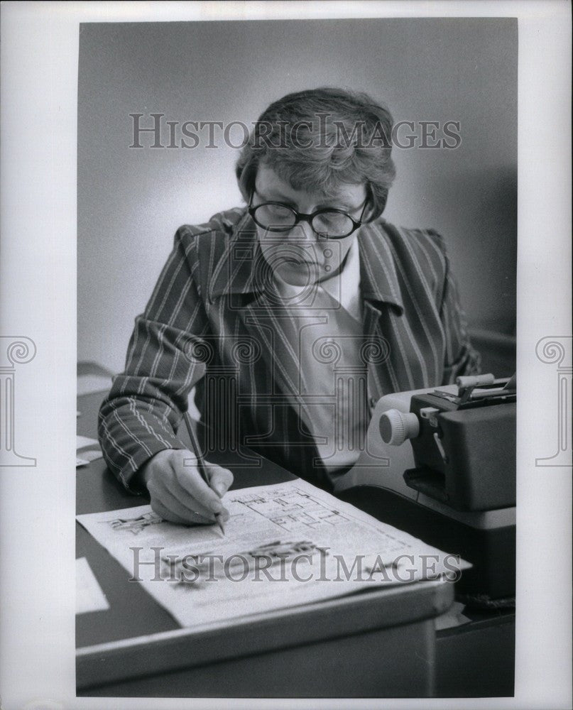 Press Photo Dorothy Weddell - Historic Images