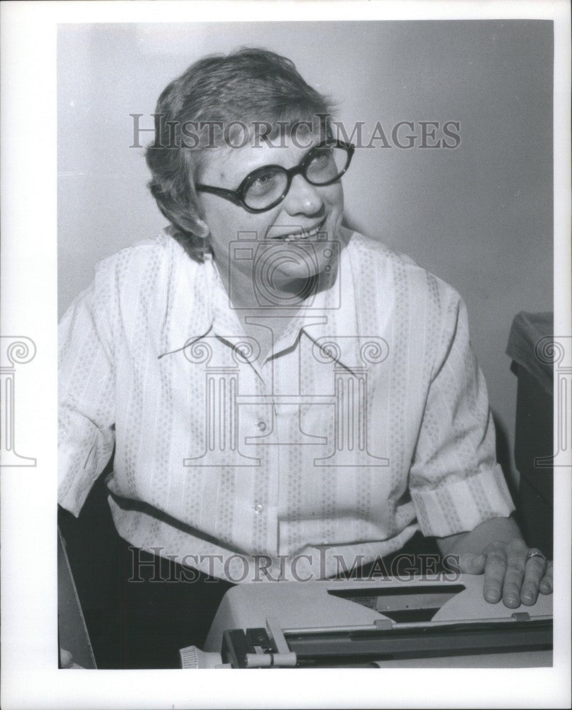 Press Photo Dorothy Weddell - Historic Images