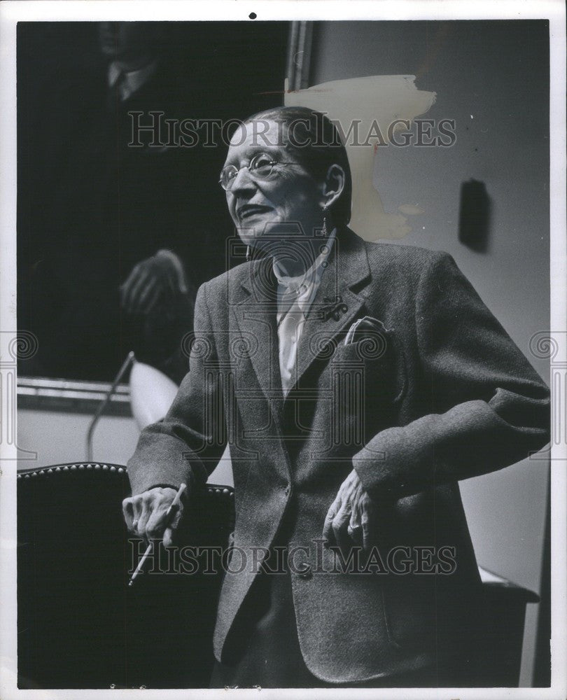 1960 Press Photo Adele C. Weible, Curator - Historic Images