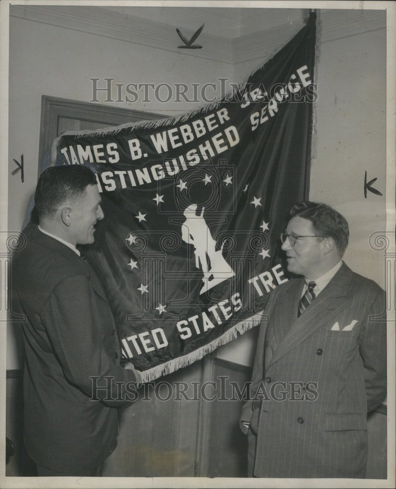 1945 Press Photo James B webber Jr. United States - Historic Images