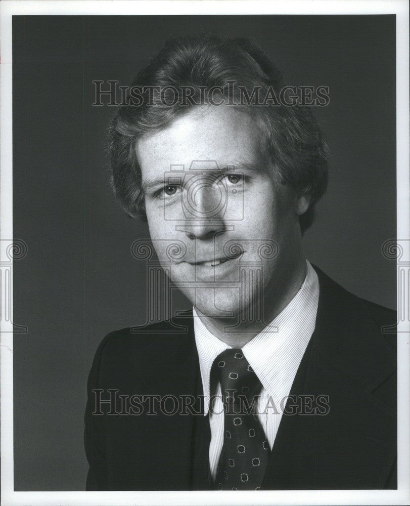 1981 Press Photo Roger Weber channel 4 - Historic Images