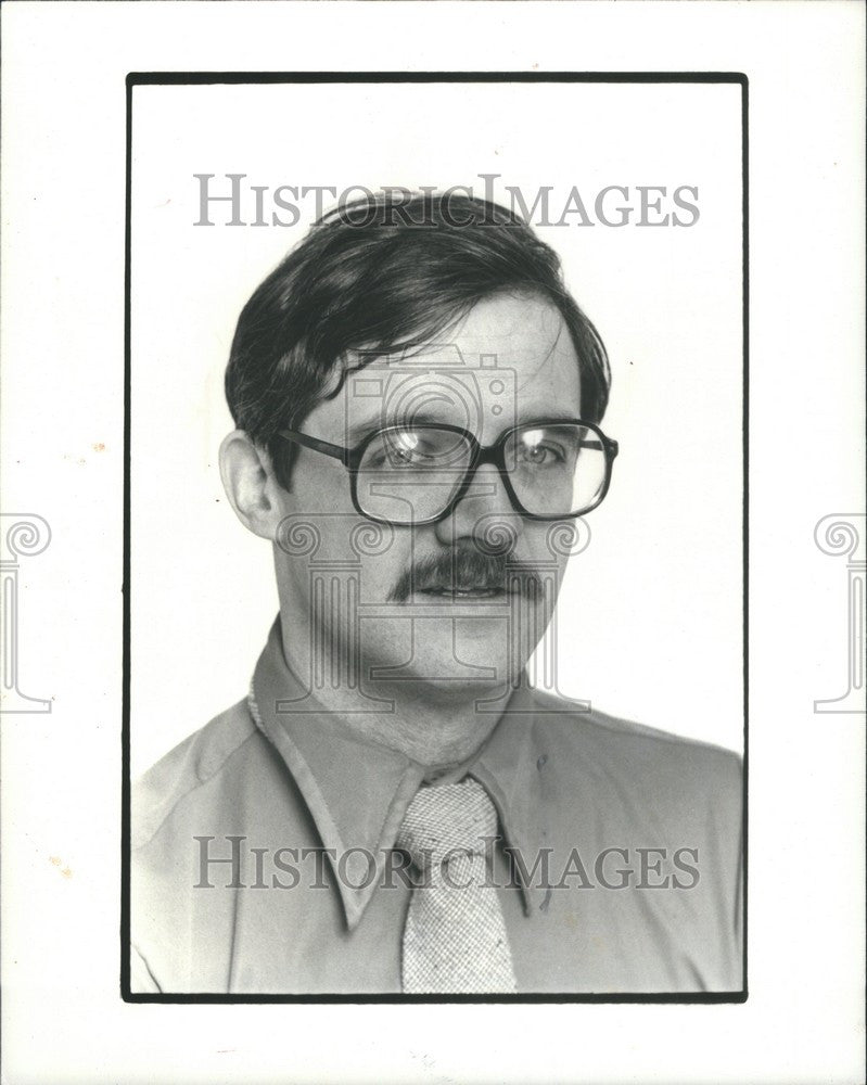 1981 Press Photo Sam Webb Communist Party Michigan - Historic Images