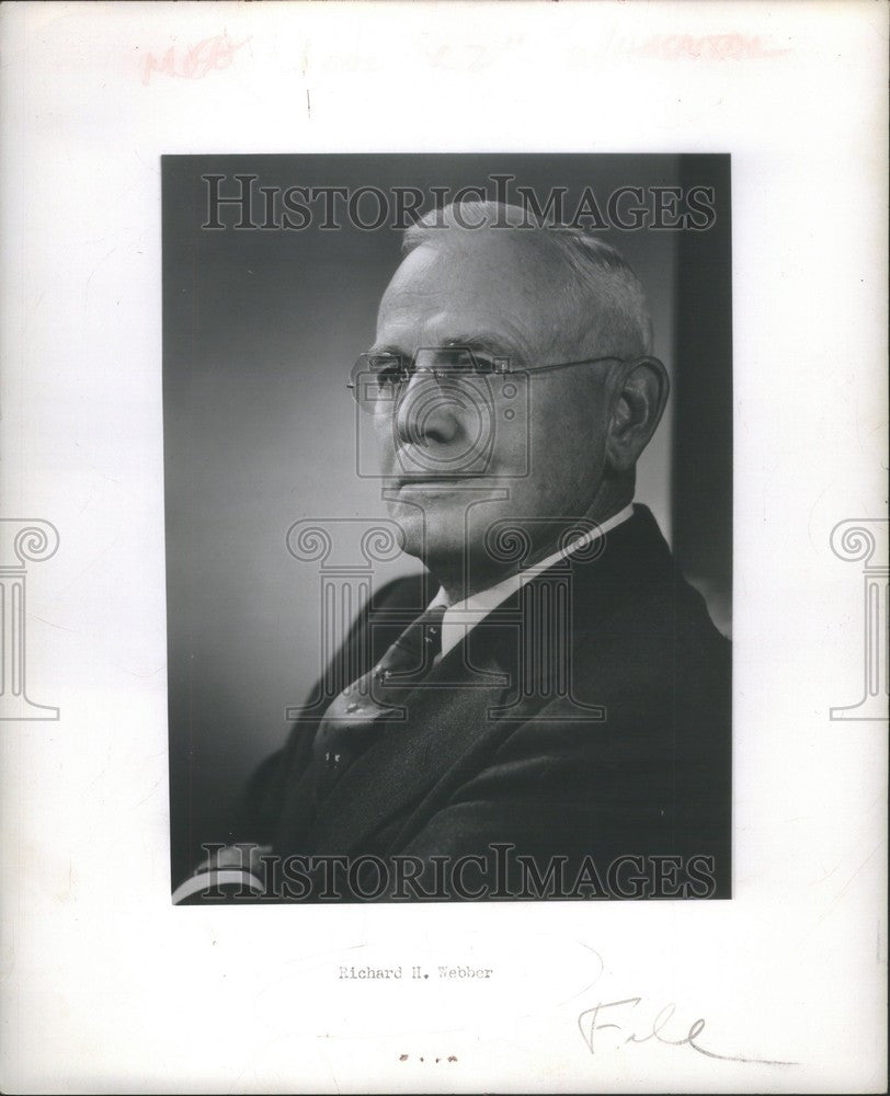 1961 Press Photo Richard H. Webber - Historic Images