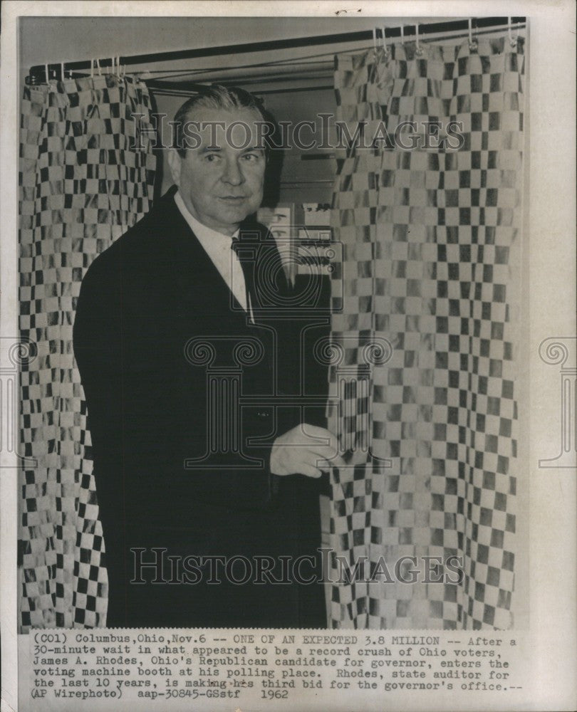 1963 Press Photo james rhodes politician american - Historic Images