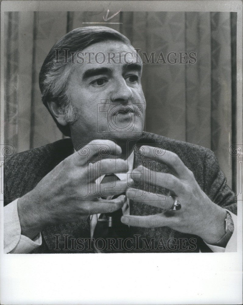 1978 Press Photo John J Riccardo Chairman Chysler Corp. - Historic Images