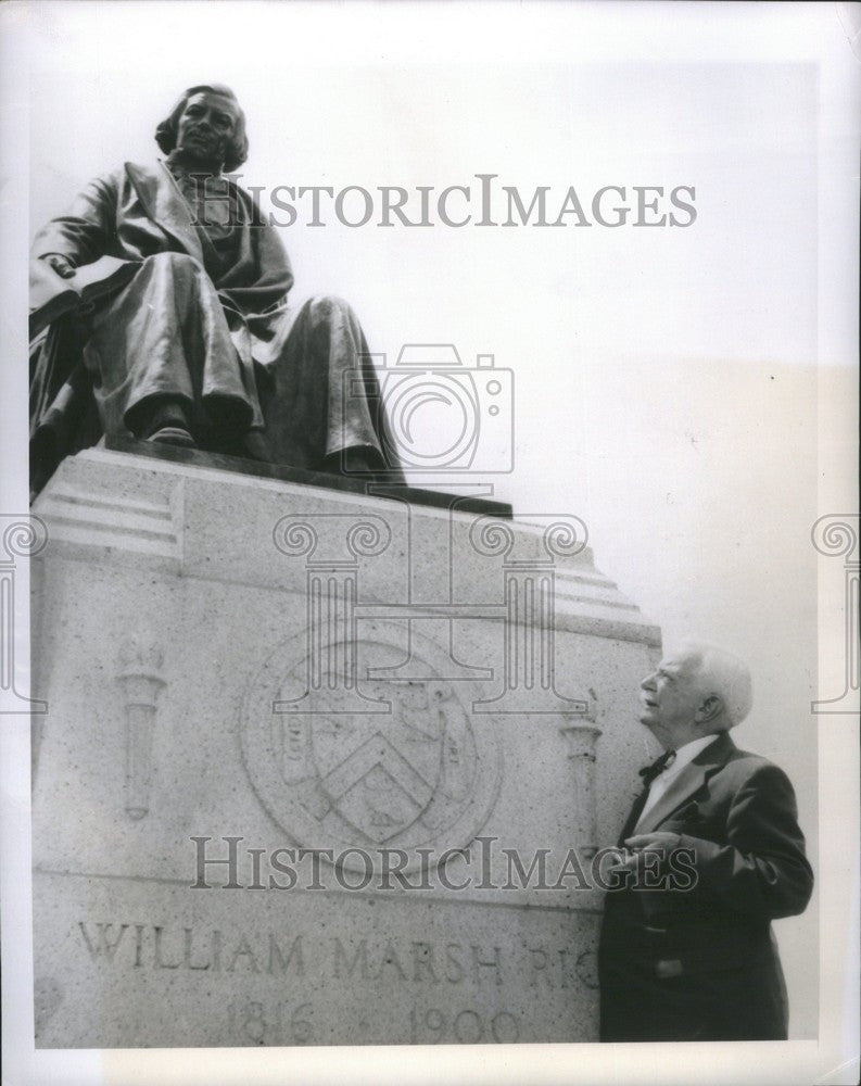 1950 Press Photo william rice businessman american - Historic Images