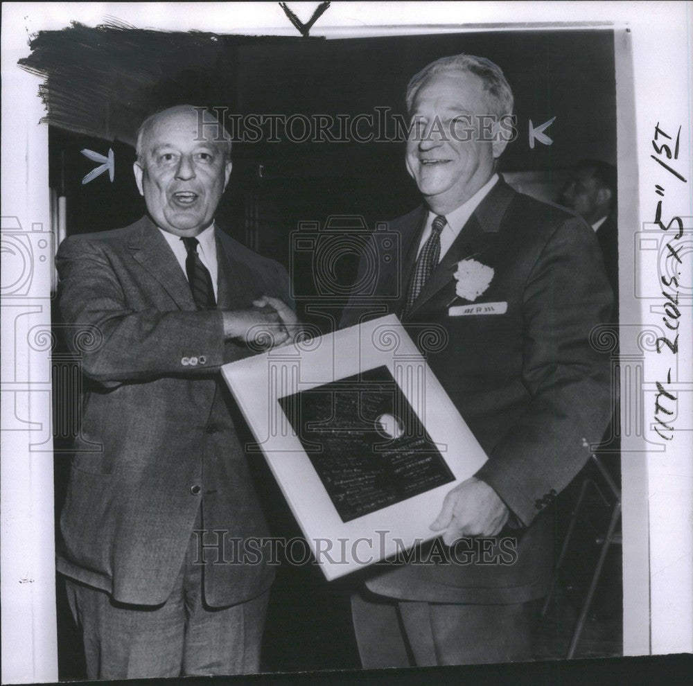 1958 Press Photo Philip T. Rich Publisher - Historic Images